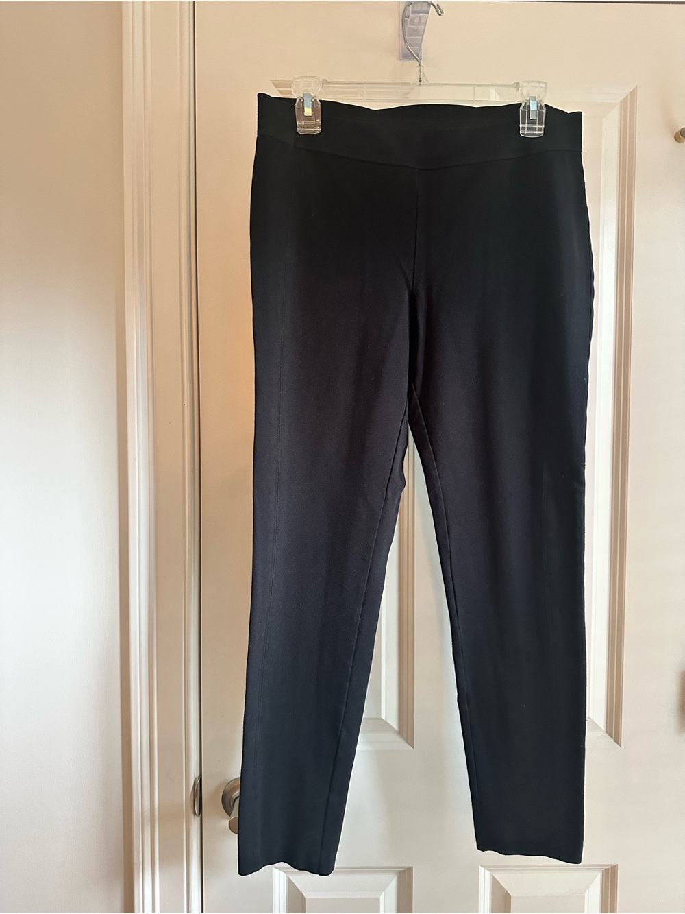 Talbots Women’s Black Leggings Size Medium Pull On Stretch Ponte